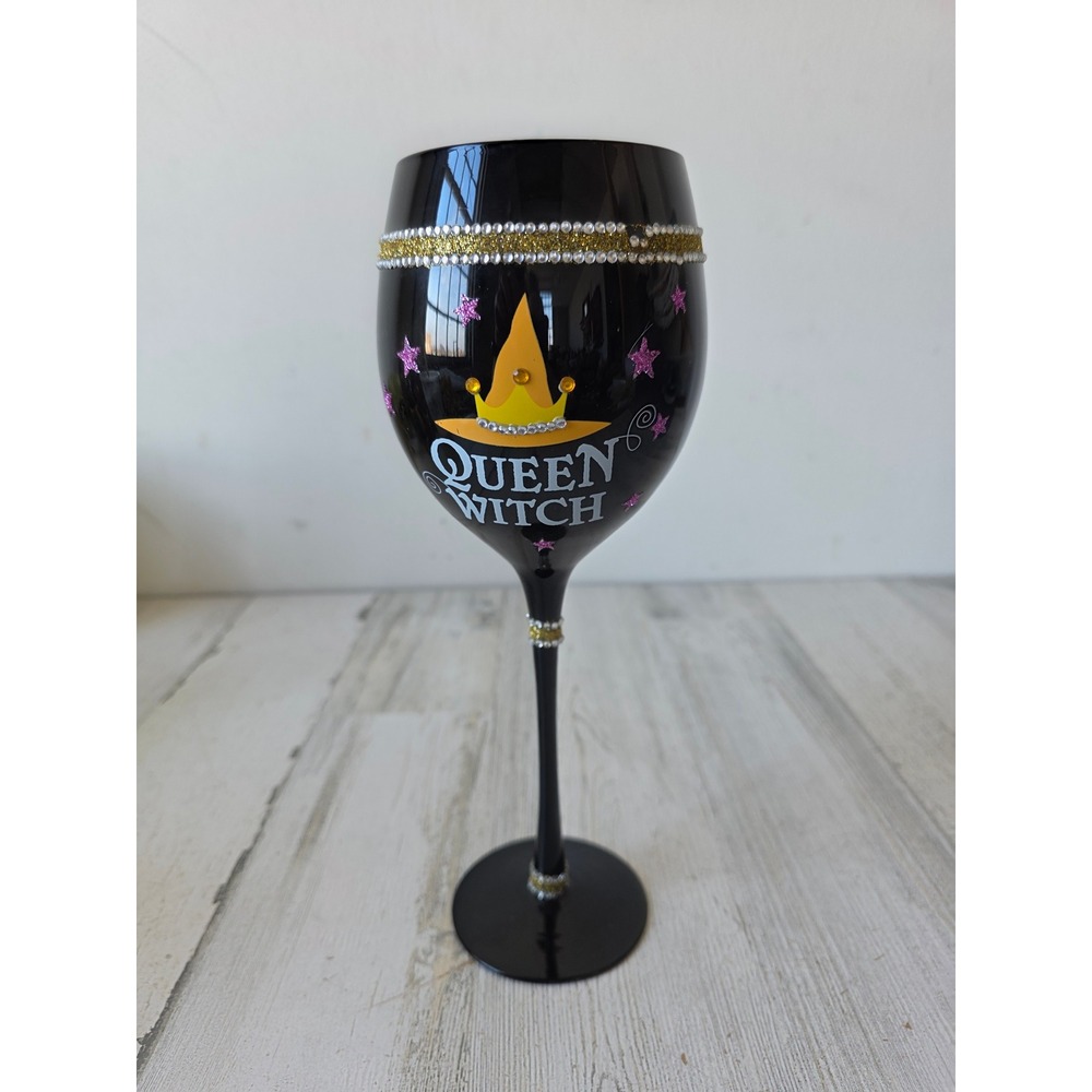 Jumbo grasslands road champagne Halloween glass wine Queen witch royally trashed